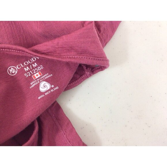 Cloudveil Merino Wool Top Base Layer Womens Medium - Picture 2 of 6